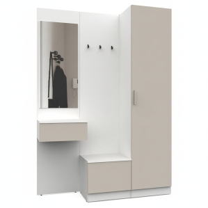 Набор мебели для прихожей "Марсель-105" МР 01-105 В2160 Ш1500 Г420 (ЛД.. Набор мебели для прихожей "Марсель-105" МР 01-105 В2160 Ш1500 Г420 (ЛД..